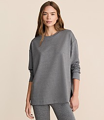 Lou & Grey Heathered Brushedsoft Tunic Top carousel Product Image 1