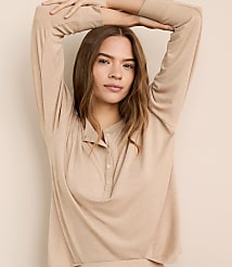 Lou & Grey Heathered Softened Modal Pajama Set carousel Product Image 1