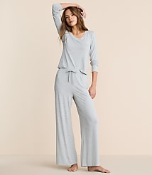 Lou & Grey Heathered Softened Modal Pajama Set carousel Product Image 2