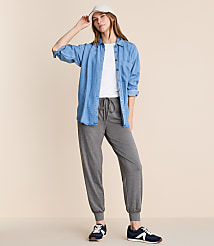 Lou & Grey Heathered Brushedsoft Joggers carousel Product Image 1