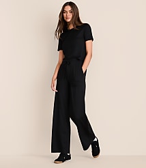Lou & Grey Brushedsoft Slim Wide Leg Pants
