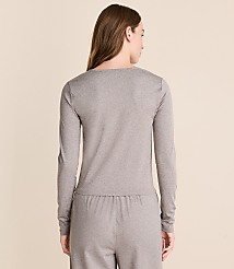 Lou & Grey Heathered Brushedsoft Tee carousel Product Image 2