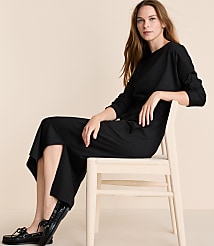 Lou & Grey Brushedsoft Boatneck Midi Pocket Dress carousel Product Image 1