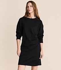 Lou & Grey Elite Fleece Pleated Mini Dress carousel Product Image 1