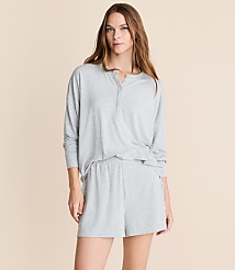 Lou & Grey Heathered Softened Modal Pajama Set carousel Product Image 1