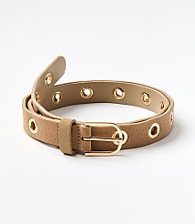 Eyelet Suede Belt carousel Product Image 1