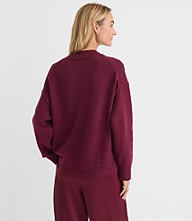 Slouchy V-Neck Sweater carousel Product Image 3