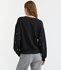 Petite Studded Sweatshirt carousel Product Image 3