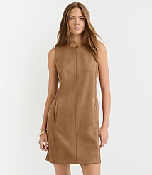 Faux Suede Mini Pocket Dress carousel Product Image 2