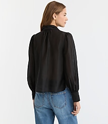 Blouson Sleeve Bow Blouse carousel Product Image 3