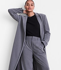 Petite LOFT Versa Seasonless Stretch Belted Coat in Heather carousel Product Image 2