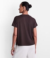 Petite LOFT Versa Relaxed Tee carousel Product Image 3