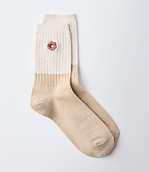 Embroidered Flower Crew Socks carousel Product Image 1