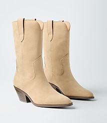 Mid Calf Western Boots carousel Product Image 1