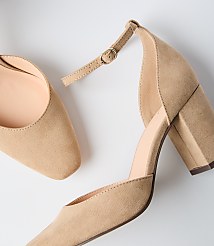 Ankle Strap Block Heels carousel Product Image 2