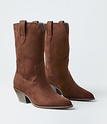 Mid Calf Western Boots carousel Product Image 1