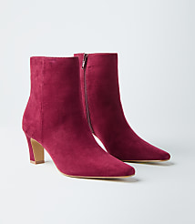 Faux Suede Elongated Booties carousel Product Image 1