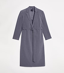 Petite LOFT Versa Seasonless Stretch Belted Coat in Heather carousel Product Image 5