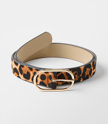 Leopard Print Haircalf Belt carousel Product Image 1