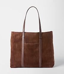 Suede & Leather Tote carousel Product Image 1