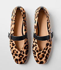 Leopard Print Mary Jane Flats carousel Product Image 3