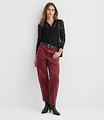 Lace Polo Top carousel Product Image 3