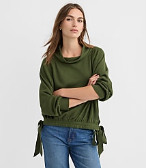 Side Tie Sweatshirt carousel Product Image 2
