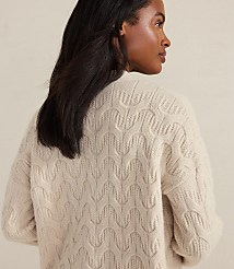 Haven Well Within Cashmere Cable Cardigan carousel Product Image 2