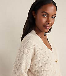 Haven Well Within Cashmere Cable Cardigan carousel Product Image 3