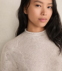 Haven Well Within Cashmere Cable Roll Neck Sweater carousel Product Image 2