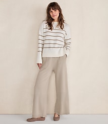 Haven Well Within Organic Cotton Stripe Roll Neck Sweater carousel Product Image 3