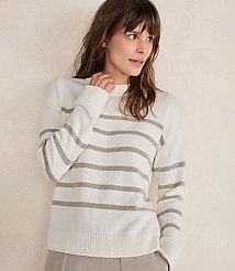 Haven Well Within Organic Cotton Stripe Roll Neck Sweater carousel Product Image 1