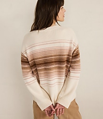 Haven Well Within Cashmere Ombre Stripe Crewneck Sweater carousel Product Image 3