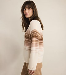 Haven Well Within Cashmere Ombre Stripe Crewneck Sweater carousel Product Image 4