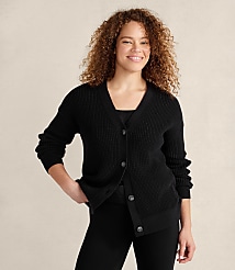 Haven Well Within Organic Cotton Shaker Stitch Cardigan carousel Product Image 1