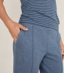 Haven Well Within Cotton Blend Ottoman Rib Tapered Pants carousel Product Image 3