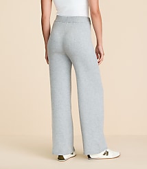 Lou & Grey Heathered Softened Wide Leg Pants carousel Product Image 3