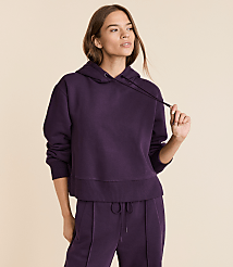 Lou & Grey Elite Fleece Cropped Hoodie carousel Product Image 1