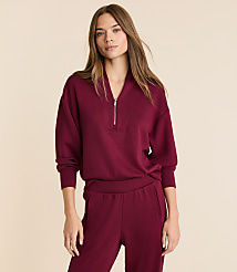 Lou & Grey Scubasoft Half Zip Sweatshirt carousel Product Image 2