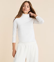 Lou & Grey Essential Modal Turtleneck Top carousel Product Image 1