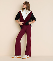 Lou & Grey Cozy Fleece Back Bootcut Pants carousel Product Image 1