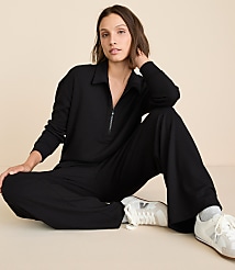 Lou & Grey Upstate Waffle Half Zip Top carousel Product Image 1
