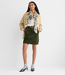 Corduroy Mini Pocket Skirt carousel Product Image 1