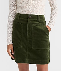 Petite Corduroy Mini Pocket Skirt carousel Product Image 3