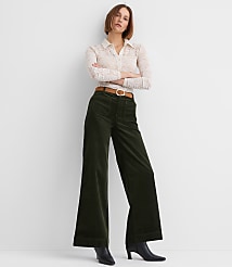 Palmer Wide Leg Pants in Brushed Corduroy carousel Product Image 1