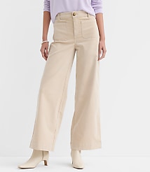 Curvy Palmer Wide Leg Pants in Brushed Corduroy carousel Product Image 1
