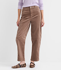Petite Barrel Corduroy Pants carousel Product Image 2