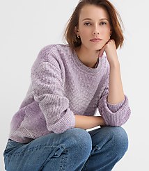 Petite Spacedye Textured Sweater carousel Product Image 1