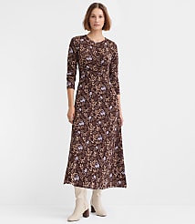 Tall Garden Ruched Bodice Midi Dress carousel Product Image 1