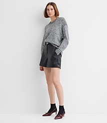 Shimmer Marled Elliptical Hem Sweater carousel Product Image 3
